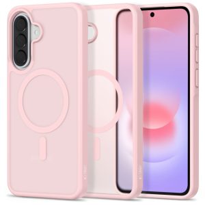 Ροζ ματ υβριδική θήκη Tech-Protect MagMat MagSafe για Samsung Galaxy A36, A56 και A37 5G