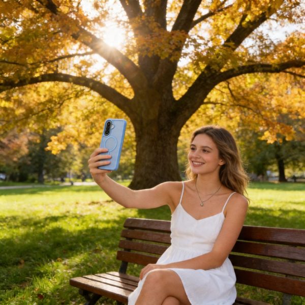 Θήκη Tech-Protect MagMat MagSafe για Samsung Galaxy A57 5G - Matte IcyBlue - Image 4