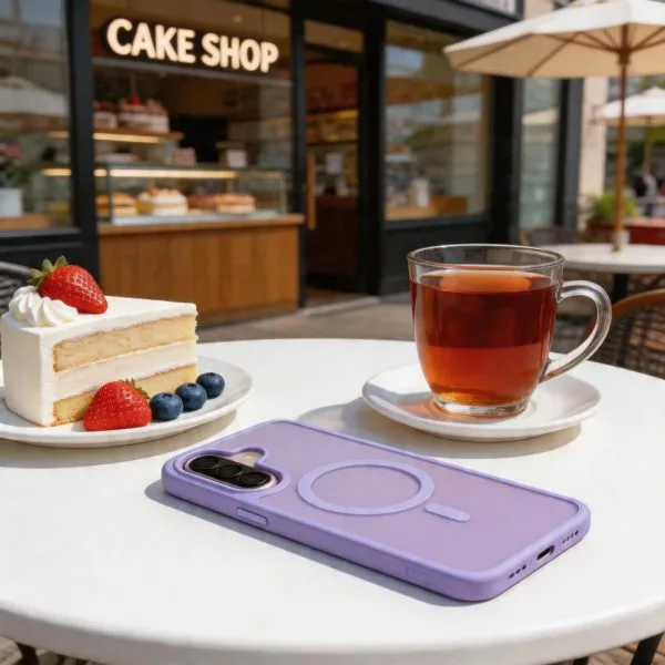 Θήκη Tech-Protect MagMat MagSafe για Samsung Galaxy A57 5G - Matte Lilac - Image 4