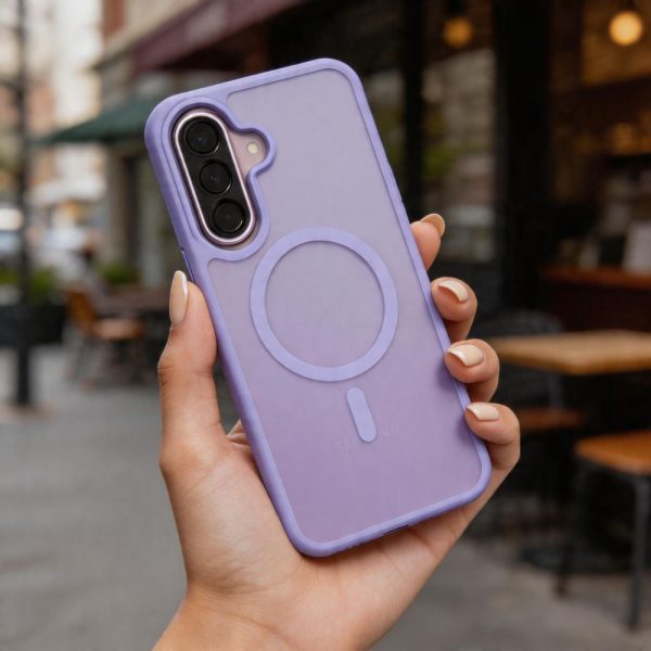 Θήκη Tech-Protect MagMat MagSafe για Samsung Galaxy A57 5G - Matte Lilac - Image 5