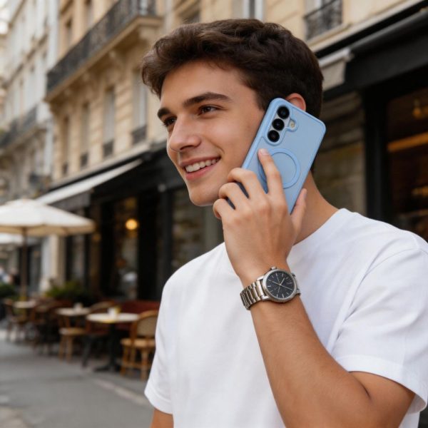 Θήκη Samsung Galaxy S26 MagSafe Tech-Protect Magmat Μπλε Ματ - Image 6