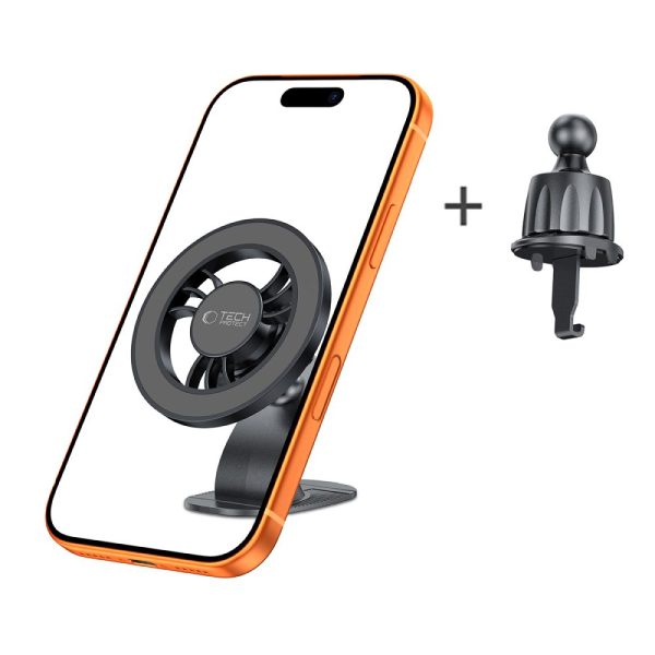 Μαγνητική Βάση Αυτοκινήτου Tech-Protect N56 MagSafe για Ταμπλό & Αεραγωγό - Black - Image 2