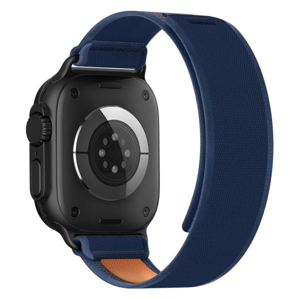 Λουράκι Apple Watch 44/45/46/49mm Nylon Tech-Protect Elite Μπλε Πορτοκαλί - Image 3