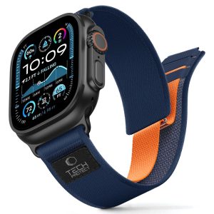 Λουράκι Apple Watch nylon Tech-Protect Elite μπλε πορτοκαλί