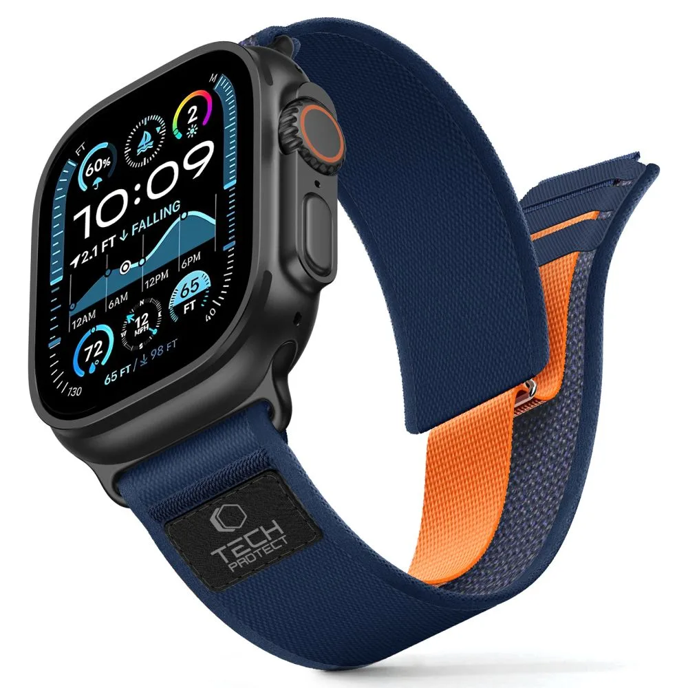 Λουράκι Apple Watch nylon Tech-Protect Elite μπλε πορτοκαλί