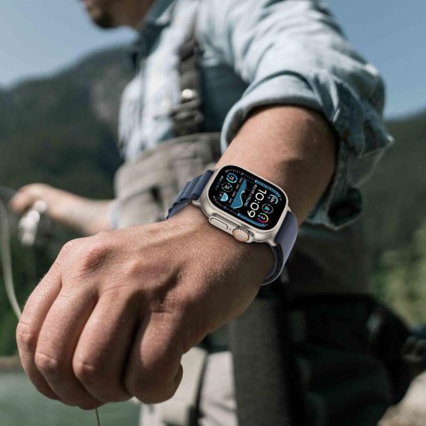 Λουράκι Tech-Protect Nylon Pro για Apple Watch 8 / 9 / 10 / 11 / SE / Ultra (44 / 45 / 46 / 49 mm) - Navy / Blue - Image 3