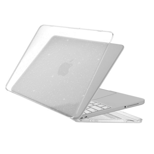 Θήκη Tech-Protect SmartShell για MacBook Neo 13 2026 A3404 Glitter Clear - Image 3