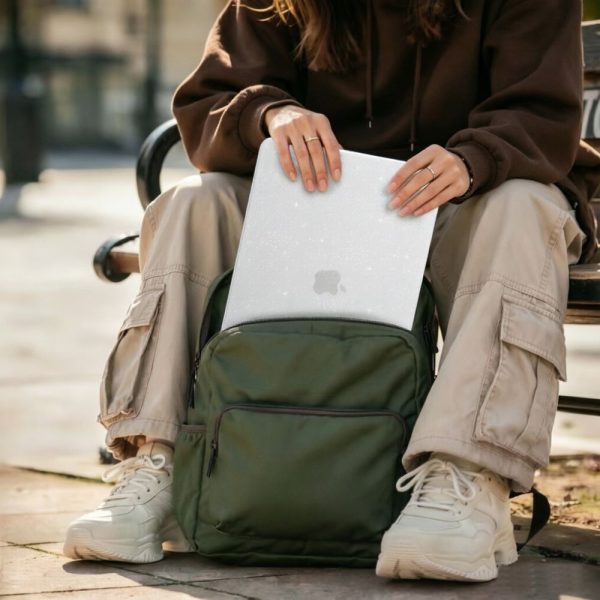 Θήκη Tech-Protect SmartShell για MacBook Neo 13 2026 A3404 Glitter Clear - Image 5