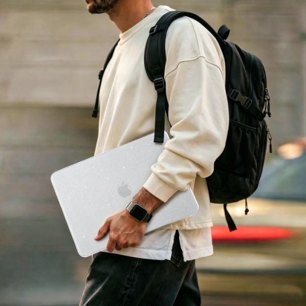 Θήκη Tech-Protect SmartShell για MacBook Neo 13 2026 A3404 Glitter Clear - Image 6