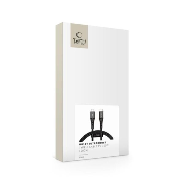 Καλώδιο Tech-Protect Ultraboost UB11T USB-C σε USB-C PD 100W 100cm - Black - Image 7