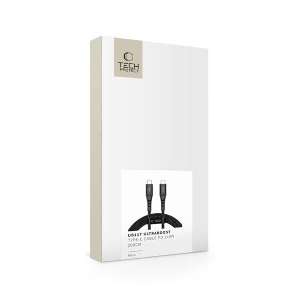 Καλώδιο Tech-Protect Ultraboost UB11T USB-C σε USB-C PD 240W 200cm - Black - Image 8