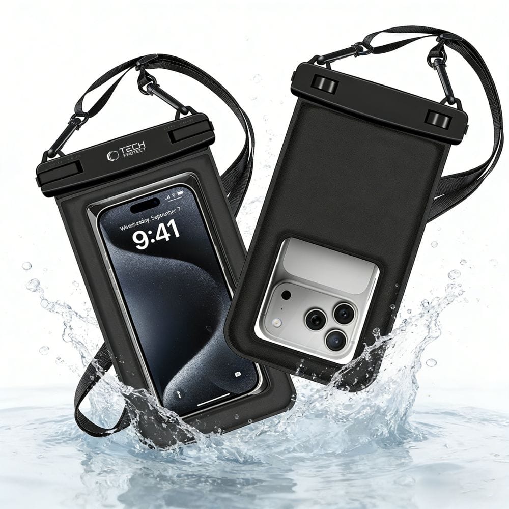 Αδιάβροχη Θήκη Κινητού Universal Tech-Protect UWC7 Floating 6.9" Black - Image 2