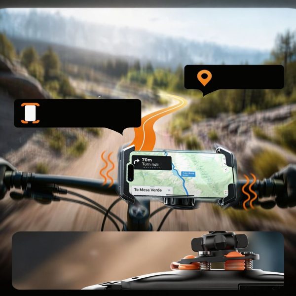 Βάση Ποδηλάτου και Μοτοσυκλέτας Tech-Protect V7 Universal - Black - Image 8