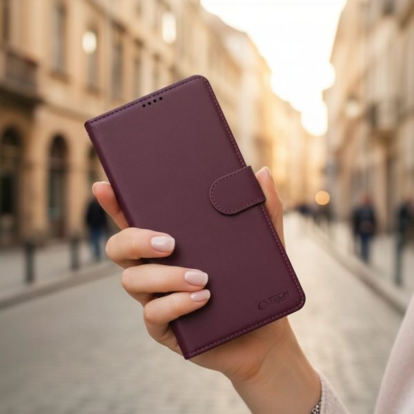 Θήκη Πορτοφόλι Samsung Galaxy A27 5G Tech-Protect Wallet Μπορντό - Image 4
