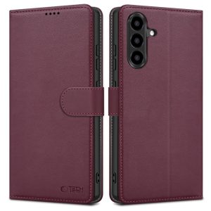Θήκη πορτοφόλι Tech-Protect Wallet Samsung Galaxy A27 5G μπορντό