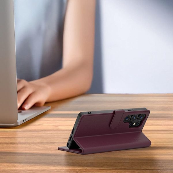 Θήκη Πορτοφόλι Samsung Galaxy A27 5G Tech-Protect Wallet Μπορντό - Image 9