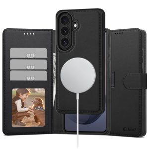 Θήκη πορτοφόλι Tech-Protect Wallet MagSafe Samsung Galaxy S26 μαύρη