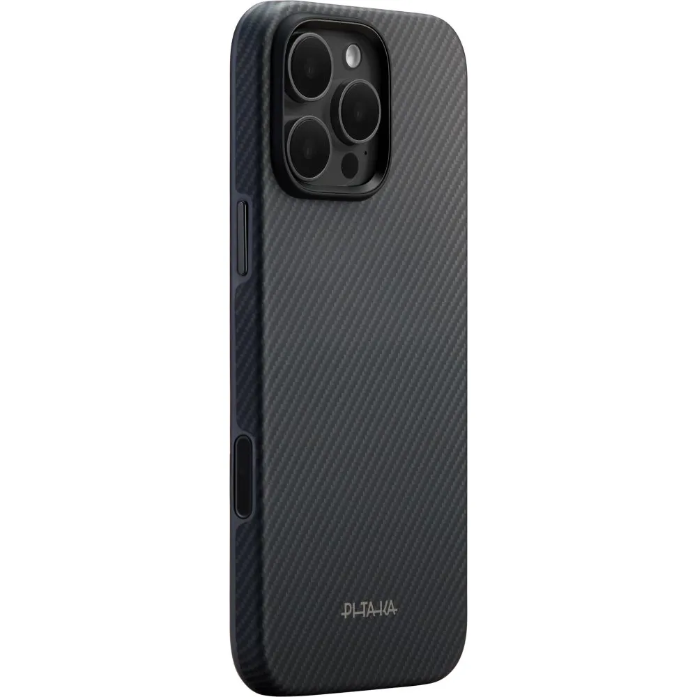 Θήκη iPhone 16 Pro Pitaka Summa Case Black / Grey