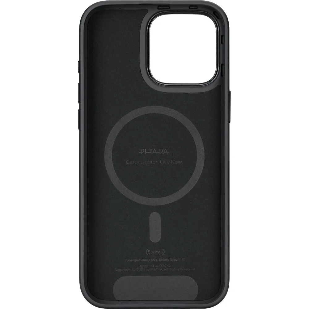 Θήκη iPhone 16 Pro Pitaka Summa Case Black / Grey - Image 2