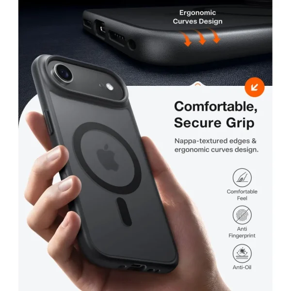 Θήκη iPhone Air Torras Guardian Magnetic Series Black - Image 5