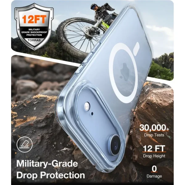 Θήκη iPhone Air Torras Guardian Magnetic Series Clear - Image 4
