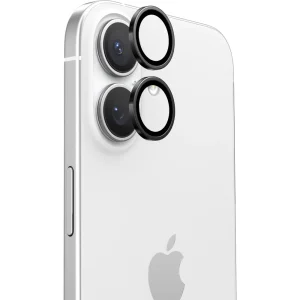 Μαύρη προστασία κάμερας Torras Lensguard από Tempered Glass με εργαλείο εγκατάστασης InstaFit για το iPhone 17