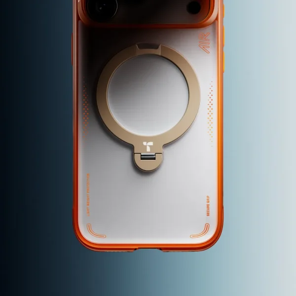 Θήκη iPhone 17 Pro Max Torras Ostand Spin Air Series 2026 με Stand Horizon Orange - Image 13