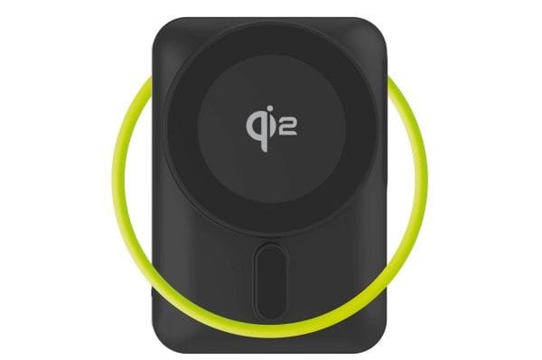 Mobile Origin 10000 mAh Qi2 TFT Display Semi-solid PowerBank PB19 - USB-C Cable Black