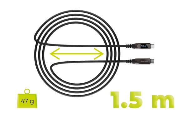 Mobile Origin 240W Display Cable USB-C to USB-C 1.5m CB4