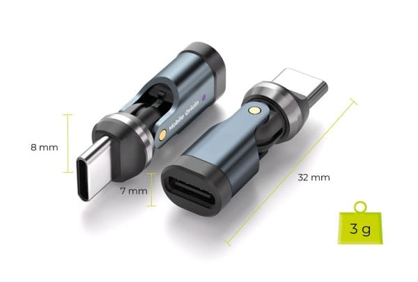 Mobile Origin 240W USB-C Rotation 540° Adapter CB13