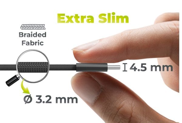 Mobile Origin 60W UltraSlim USB-C to USB-C Cable 1 m CB11 Black