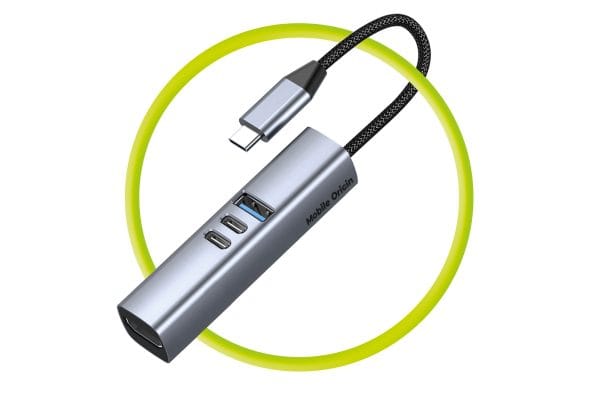 Mobile Origin 7in1 MultiHub HB2 - 3x USB-C USB-A HDMI TF/SD Cards USB-C Cable