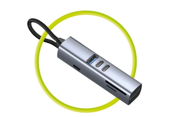 Mobile Origin 7in1 MultiHub HB2 - 3x USB-C USB-A HDMI TF/SD Cards USB-C Cable