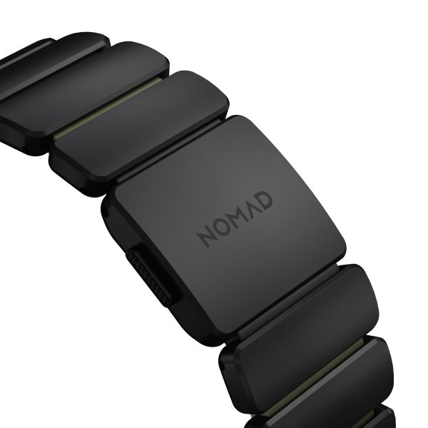Nomad Stratos Band Black Titanium Forest Green FKM AW 45/46/49mm