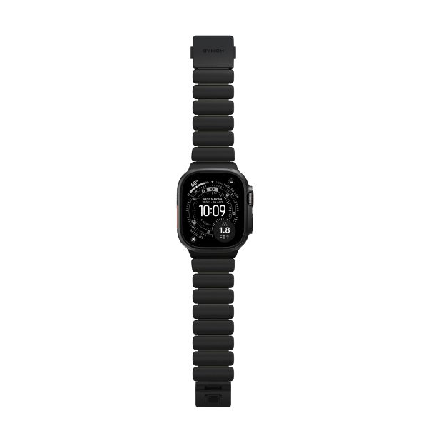 Nomad Stratos Band Black Titanium Forest Green FKM AW 45/46/49mm