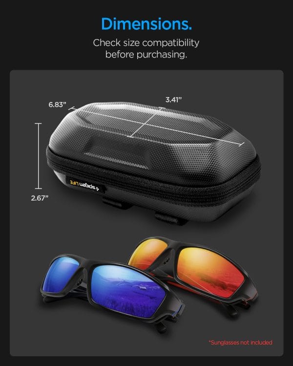 Spigen Lock Fit Sunglasses Case black