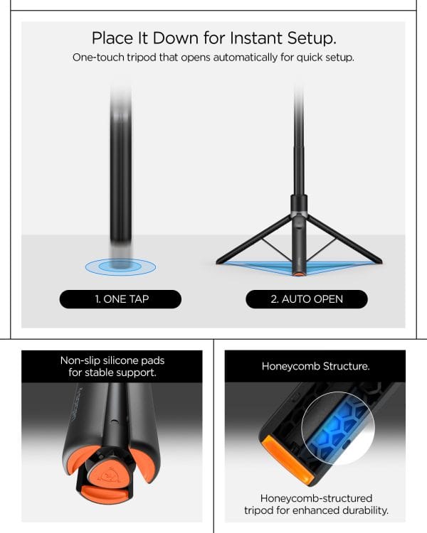 Spigen MagSafe Tripod Selfie Stick black