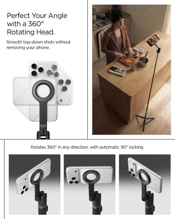 Spigen MagSafe Tripod Selfie Stick black
