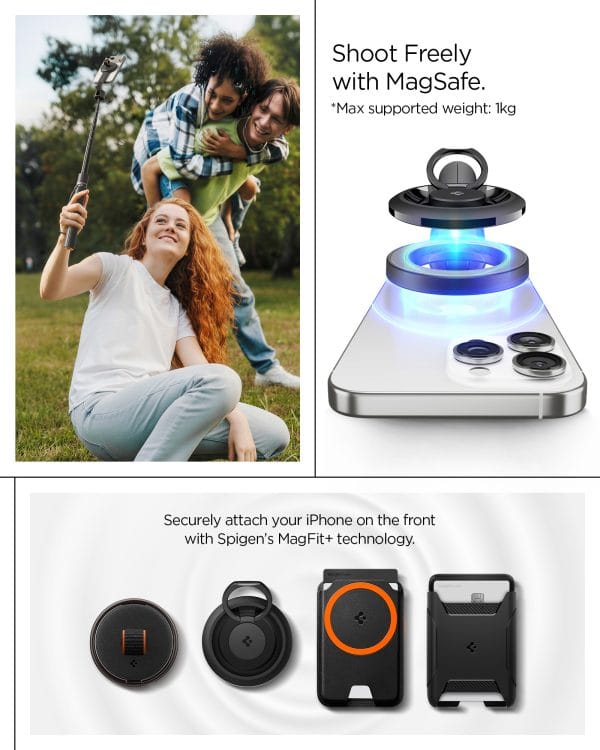 Spigen MagSafe Tripod Selfie Stick black