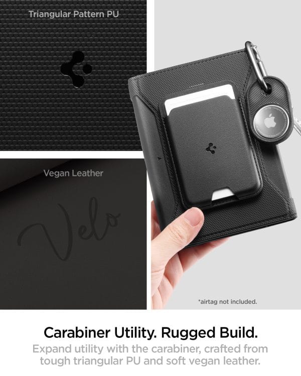 Spigen Universal Passport Holder with MagSafe Wallet black