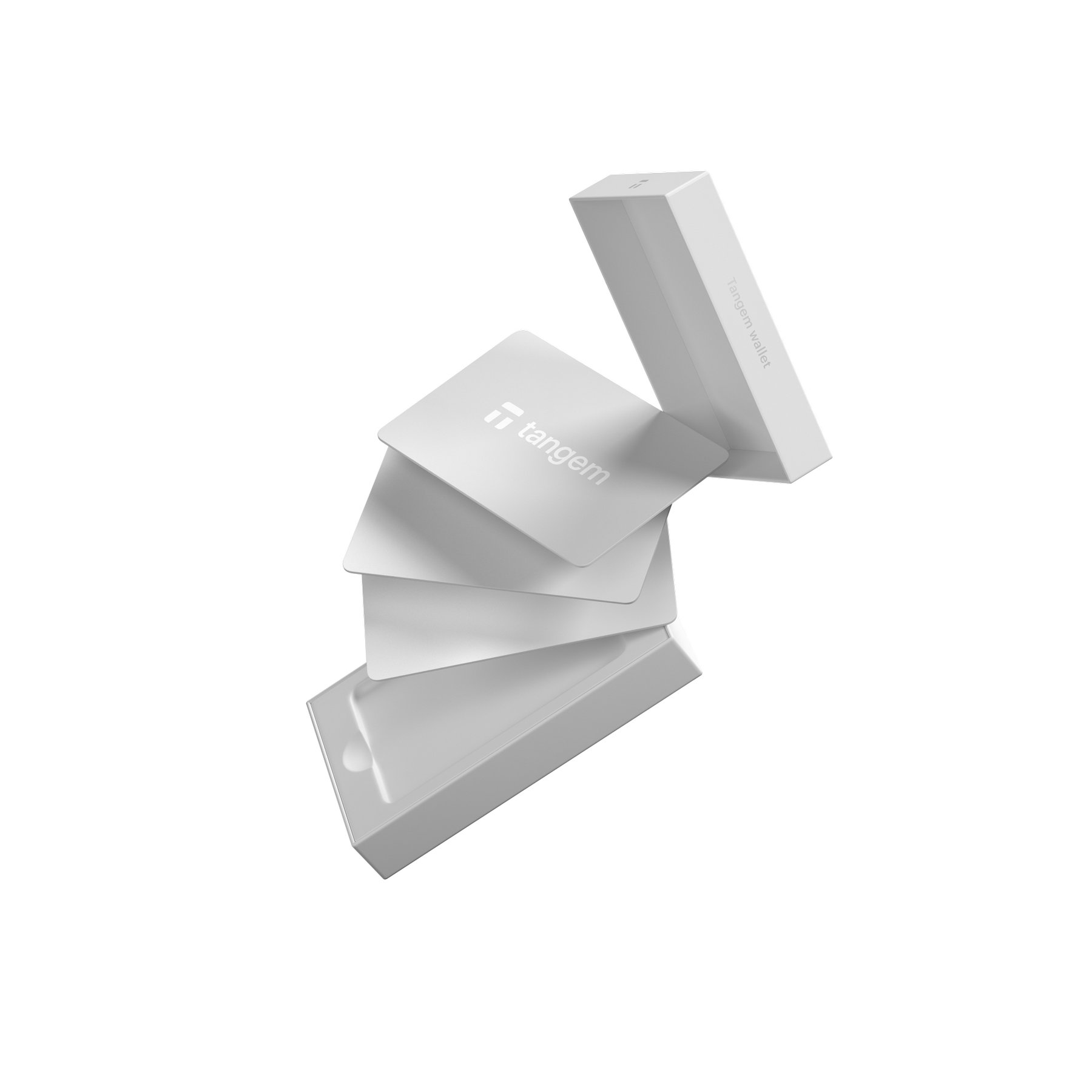 Tangem Wallet - 3-card set White Stealth