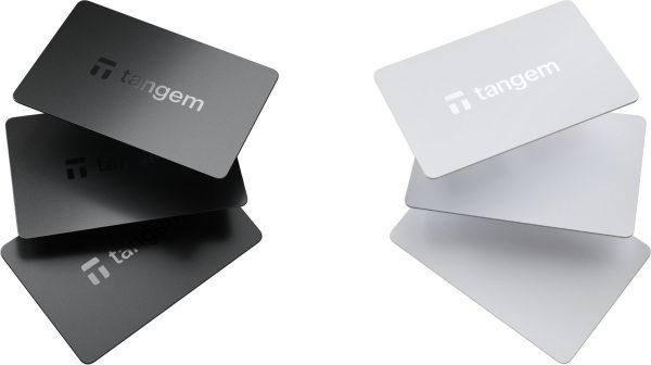Tangem Wallet - 3-card set White Stealth