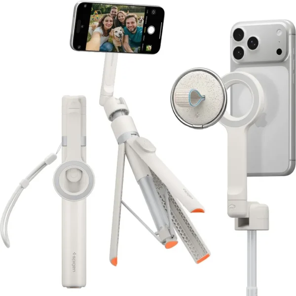 Spigen MagSafe Tripod Selfie Stick Dune Beige (AMP11373) - Image 6