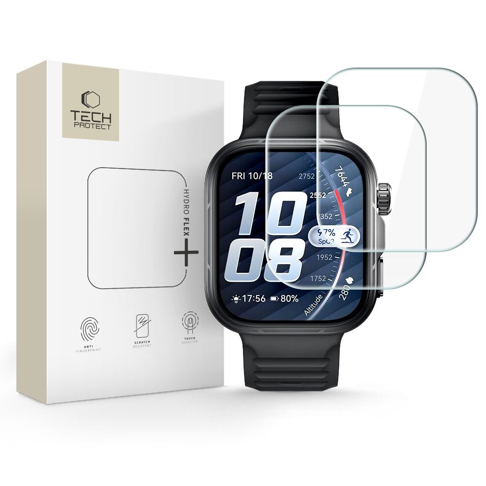 Μεμβράνη Προστασίας Huawei Watch Fit 5 Pro Tech-Protect Hydro Flex+ 2-Pack Clear