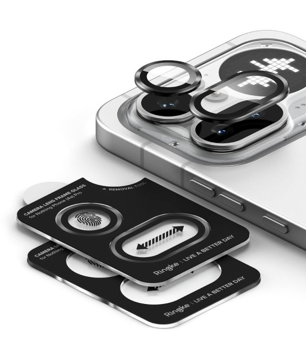 Προστασία Κάμερας Nothing Phone 4A Pro Ringke Camera Frame Protector 2-Pack Black - Image 4