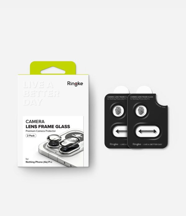 Προστασία Κάμερας Nothing Phone 4A Pro Ringke Camera Frame Protector 2-Pack Black - Image 7