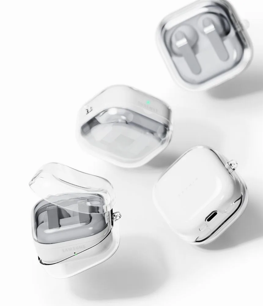 Θήκη Samsung Galaxy Buds 4 / 4 Pro Ringke Air Clear/Black - Image 3
