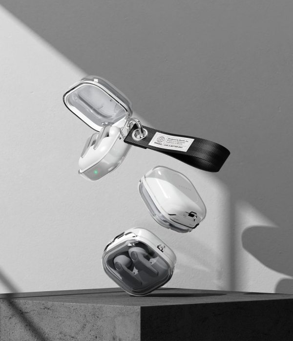 Θήκη Samsung Galaxy Buds 4 / 4 Pro Ringke Air Clear/Black - Image 4