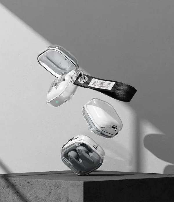 Θήκη Samsung Galaxy Buds 4 / 4 Pro Ringke Air Clear/Black - Image 4