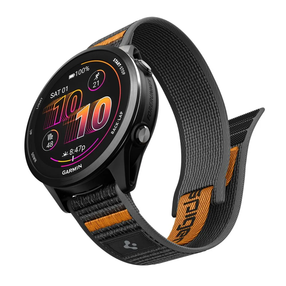 Λουράκι Garmin Quick Release 22mm Spigen Athlex Air Active Black/Orange (AMP11425) - Image 3